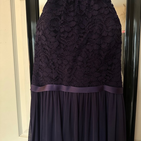 David’s Bridal Lapis Bridesmaid Dress - Picture 2 of 4